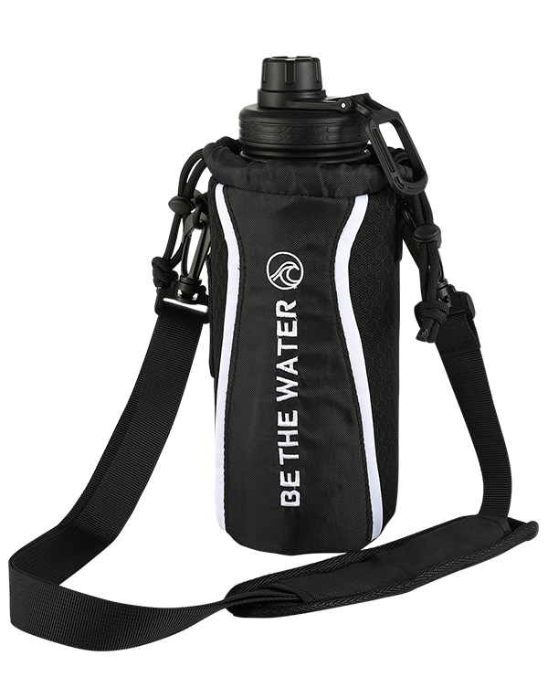 bottle with pouch